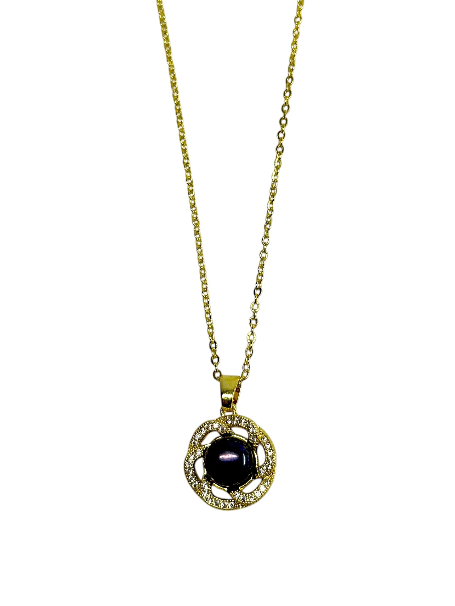 Nautica Helm Necklace (Black)