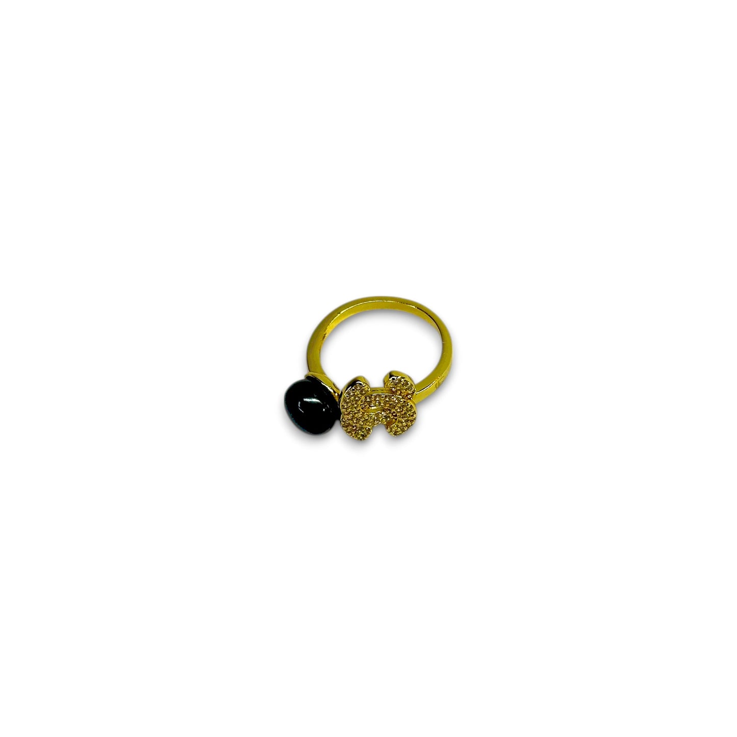 Chanel Pearl Ring (Black)