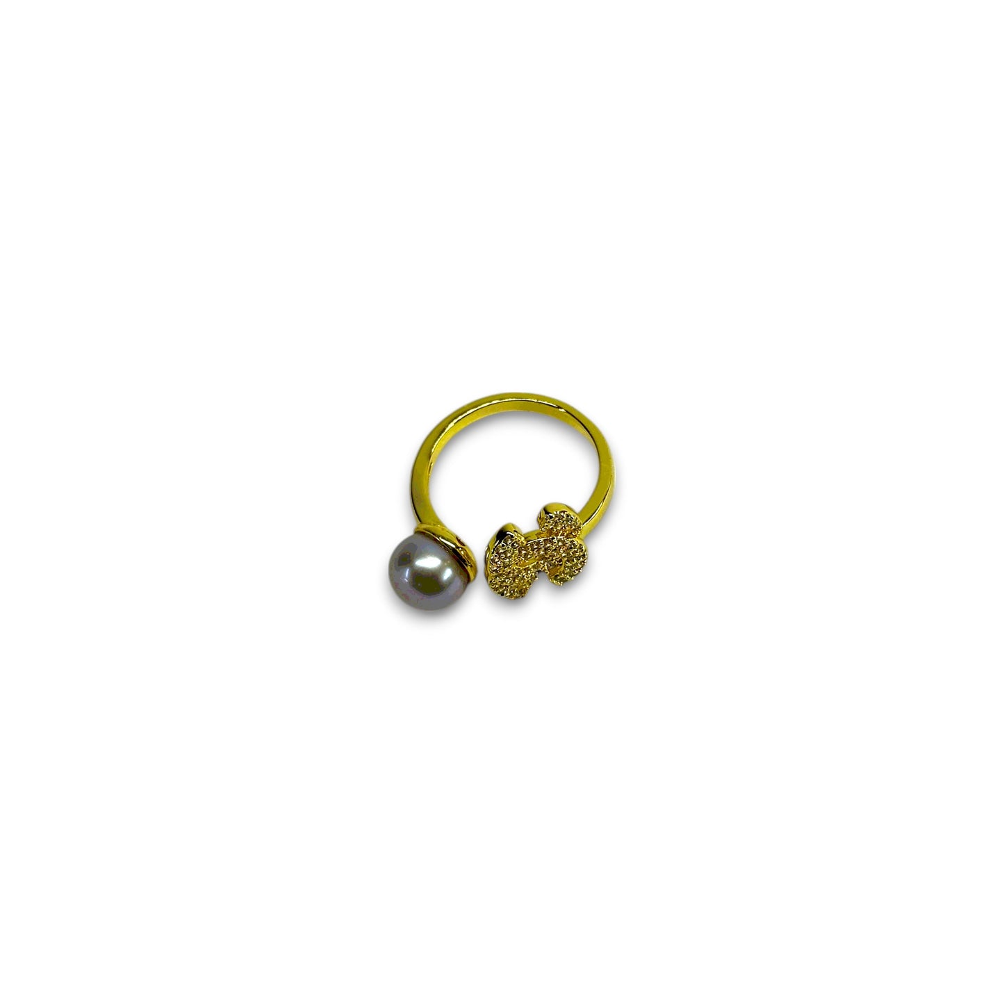 Chanel Pearl Ring (Silver)
