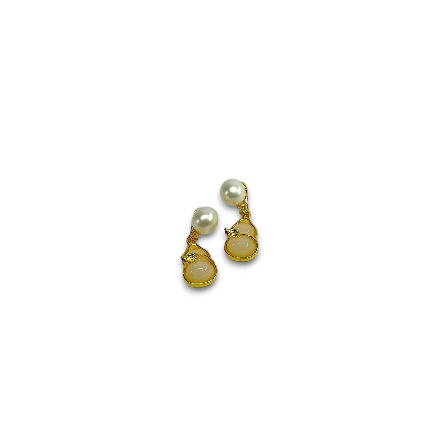 Ivory Drip Pearl Earrings