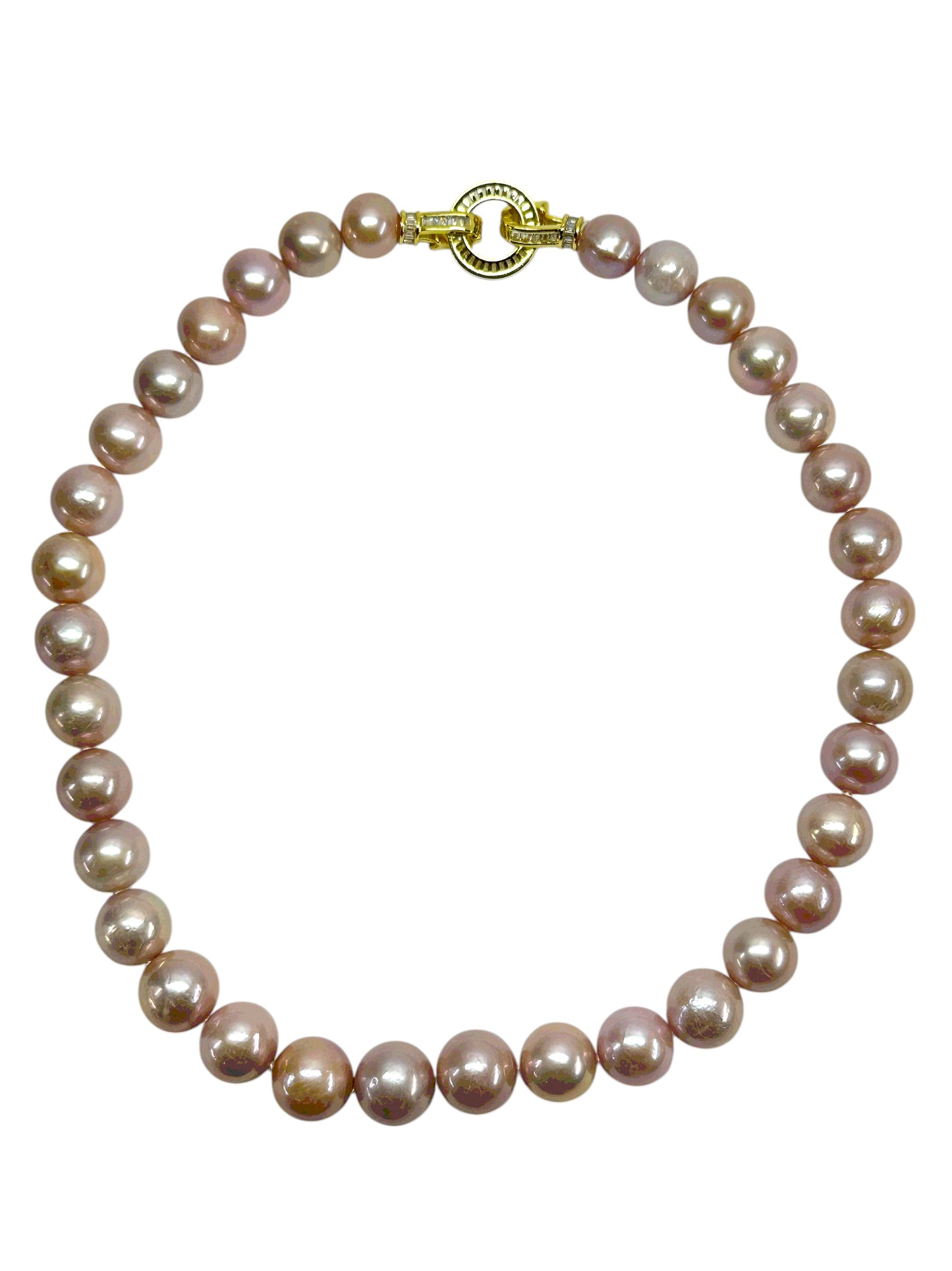 Champagne Bloom Pearl Necklace
