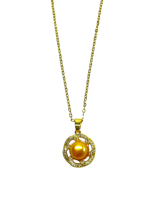 Nautica Helm Necklace (Gold)