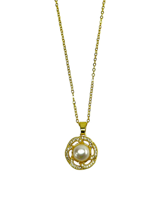 Nautica Helm Necklace (White)