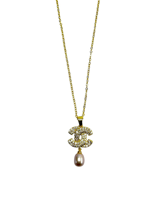 Chanel Pearl Necklace (Champagne Light)