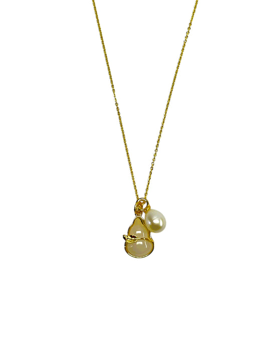 Ivory Drip Pearl Necklace